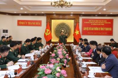 Toàn cảnh buổi làm việc. Ảnh: TTXVN phát