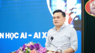 Ông Đào Ngọc Tuất, Phó Giám đốc Sở Khoa học và Công nghệ, phát biểu tại hội thảo. Ảnh: Thu Hằng-TTXVN
                               