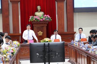 Chủ trì hội nghị. Ảnh:  Minh Trí - TTXVN  