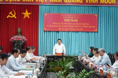 Đồng chí Nguyễn Xuân Thắng phát biểu tại Hội nghị. Ảnh: Huỳnh Phúc Hậu - TTXVN