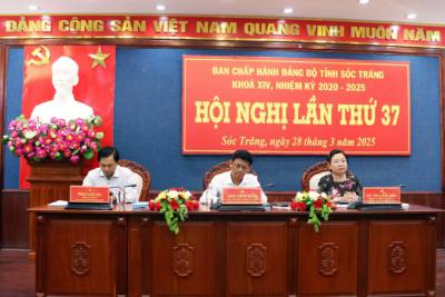 Chủ tọa Hội nghị. Ảnh: Trung Hiếu - TTXVN