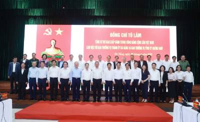 Tổng Bí thư Tô Lâm với các đại biểu. Ảnh: Thống Nhất – TTXVN