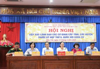 Quang cảnh buổi tiếp xúc. Ảnh: Chương Đài  - TTXVN 