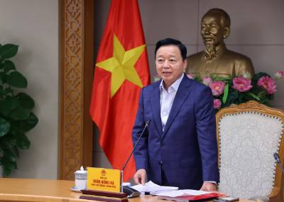 Phó Thủ tướng Trần Hồng Hà phát biểu chỉ đạo. Ảnh: Văn Điệp – TTXVN