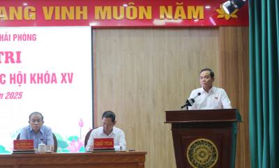 Ông Trần Lưu Quang, Bí thư Trung ương Đảng, Trưởng Ban Chính sách, chiến lược Trung ương phát biểu. Ảnh: Minh Thu - TTXVN