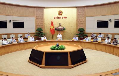 Phó Thủ tướng, Bộ trưởng Bộ Ngoại giao Bùi Thanh Sơn, Tổ trưởng Tổ Chỉ đạo số 6 phát biểu. Ảnh: An Đăng - TTXVN