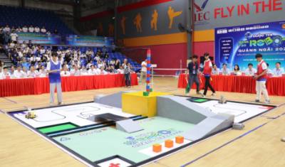 Các đội thi vòng Chung kết. Ảnh: Đinh Hương - TTXVN
