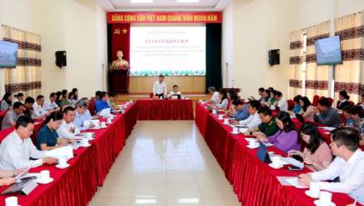 Ông Nguyễn Văn Hiểu, Phó trưởng ban Tuyên giáo và Dân vận Hải Phòng phát biểu tại buổi tọa đàm. Ảnh: Minh Thu -  TTXVN
