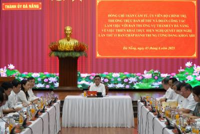Quang cảnh buổi làm việc. Ảnh: Quốc Dũng - TTXVN