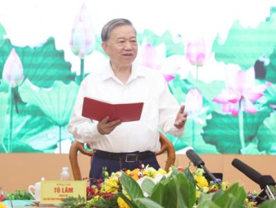 Tổng Bí thư Tô Lâm phát biểu chỉ đạo Ảnh: Thống Nhất -TTXVN