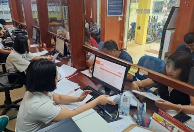Xã Vị Xuyên vận hành thử nghiệm hoạt động của Trung tâm Phục vụ hành chính công. Ảnh: Đức Thọ - TTXN.