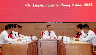 Xã Vị Xuyên thử nghiệm và vận hành chính thức mô hình chính quyền địa phương 2 cấp. Ảnh: Đức Thọ - TTXN.