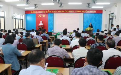 Quang cảnh lớp tập huấn. Ảnh: Phạm Cường-TTXVN