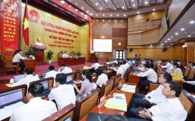 Quang cảnh Kỳ họp thứ 38. Ảnh: Anh Tuấn - TTXVN