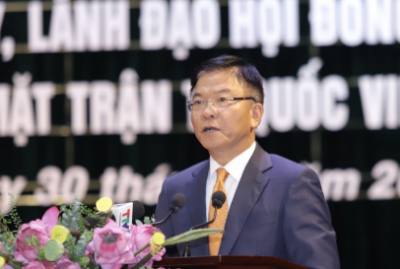 Phó Thủ tướng Chính phủ Lê Thành Long phát biểu tại lễ công bố. Ảnh: Việt Hoàng - TTXVN