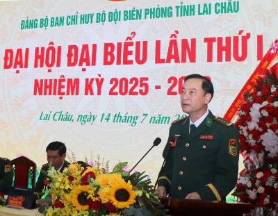 Đại tá Nguyễn Văn Hưng, Chính ủy Ban Chỉ huy BĐBP tỉnh Lai Châu được chỉ định làm Bí thư Đảng ủy BĐBP tỉnh Lai Châu, nhiệm kỳ 2025-2030. Ảnh: Nguyễn Oanh-TTXVN