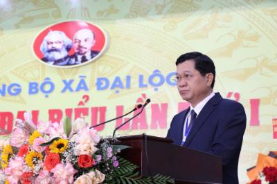 Phó Chủ tịch thường trực Hội đồng nhân dân thành phố Đà Nẵng Trần Phước Sơn phát biểu chỉ đạo tại Đại hội. Ảnh: Khoa Chương - TTXVN