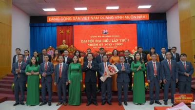 Ra mắt Ban chấp hành Đảng bộ phường Pleiku nhiệm kỳ 2025-2030. Ảnh: Hoài Nam – TTXVN