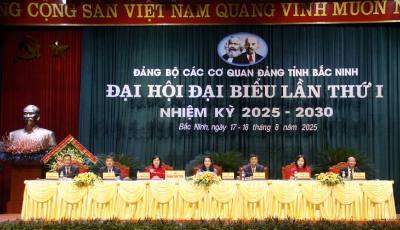 Đoàn Chủ tịch Đại hội. Ảnh: Đồng Thúy-TTXVN