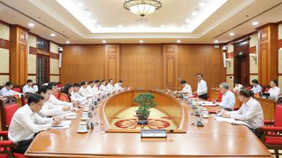 Quang cảnh buổi làm việc. Ảnh: Phương Hoa - TTXVN
