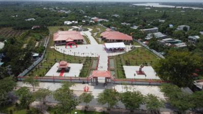 Khu lưu niệm Chi bộ An Nam Cộng sản Đảng tại phường Cao Lãnh, tỉnh Đồng Tháp. Ảnh: Nhựt An - TTXVN