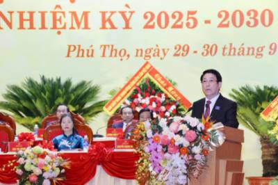 Ủy viên Bộ Chính trị, Chủ tịch nước Lương Cường phát biểu chỉ đạo Đại hội. Ảnh: Lâm Khánh - TTXVN