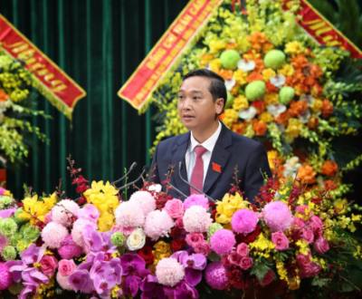 Phó Bí thư Tỉnh ủy, Chủ tịch HĐND tỉnh Bắc Ninh Nguyễn Việt Oanh phát biểu. Ảnh: Danh Lam - TTXVN