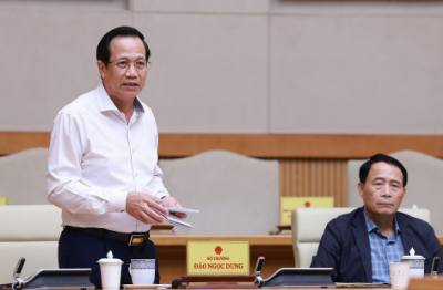 Bộ trưởng Bộ Dân tộc và Tôn giáo Đào Ngọc Dung phát biểu. Ảnh: Dương Giang-TTXVN