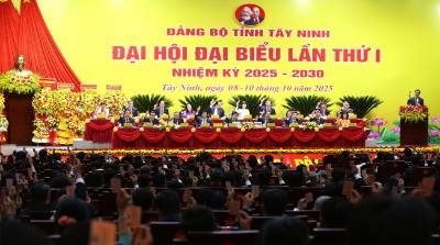 Đại biểu nhất trí thông qua chương trình Đại hội. Ảnh: Giang Phương -TTXVN