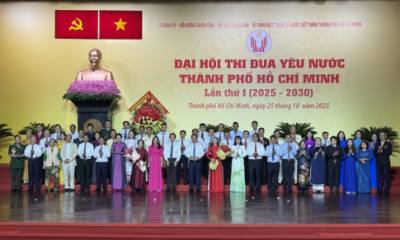 Đoàn đại biểu TP. Hồ Chí Minh tham dự Đại hội Thi đua yêu nước toàn quốc. Ảnh: Hữu Duyên - TTXVN