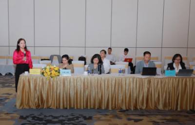 Bà Nguyễn Thị Lâm Giang, Cục trưởng Cục Đổi mới sáng tạo, Chuyển đổi xanh và Khuyến công, Bộ Công Thương phát biểu. Ảnh: Phan Phương – TTXVN