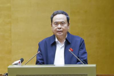 Chủ tịch Quốc hội Trần Thanh Mẫn phát biểu chỉ đạo hội nghị. Ảnh: Doãn Tấn – TTXVN