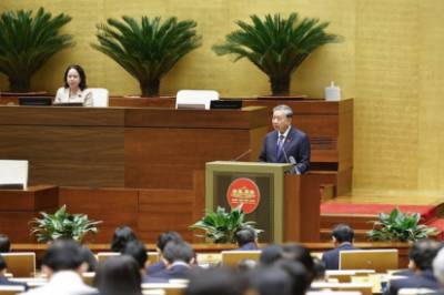 Tổng Bí thư Tô Lâm phát biểu chỉ đạo Hội nghị. Ảnh: Doãn Tấn - TTXVN