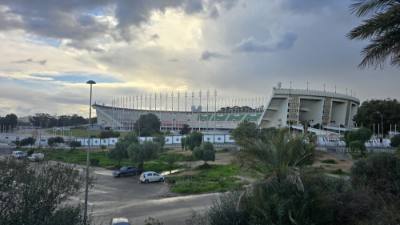 Sân vận động mồng 5 tháng 7 ở thủ đô Algiers, nơi Đại tướng Võ Nguyên Giáp phát biểu trước 10.000 đại biểu nhân dân Algeria ngày 4/1/1976. Ảnh: Nguyễn An - PV CQTT Algeria