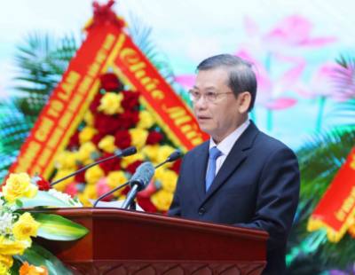 Đồng chí Lê Minh Trí, Bí thư Trung ương Đảng, Phó Trưởng Ban Thường trực Ban Nội chính Trung ương phát biểu tại Lễ kỷ niệm. Ảnh: Phương Hoa – TTXVN