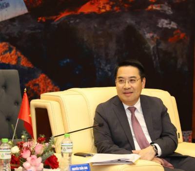 Đồng chí Nguyễn Tuấn Anh, Phó Bí thư Tỉnh ủy, Chủ tịch UBND tỉnh Lào Cai. Ảnh TTXVN Phát