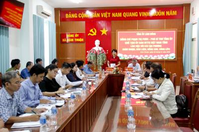 Quang cảnh buổi làm việc. Ảnh: Nguyễn Thanh - TTXVN