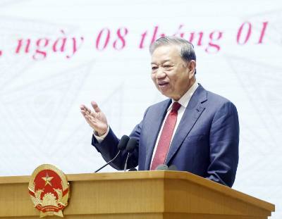 Tổng Bí thư Tô Lâm phát biểu. Ảnh: Thống Nhất – TTXVN