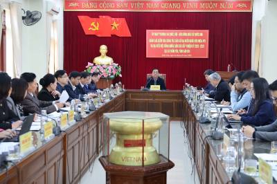 Đoàn kiểm tra công tác bầu cử đại biểu Quốc hội khóa XVI và đại biểu Hội đồng nhân dân các cấp, nhiệm kỳ 2026 - 2031 tại xã Trấn Yên, tỉnh Lào Cai. Ảnh: Tuấn Anh - TTXVN