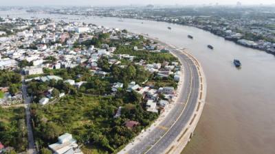 Trục kinh tế hành lang sông Đồng Nai cùng Khu thương mại tự do, Khu đô thị sân bay kỳ vọng sẽ là cực tăng trưởng mới của Đồng Nai. Ảnh: Sỹ Tuyên - TTXVN