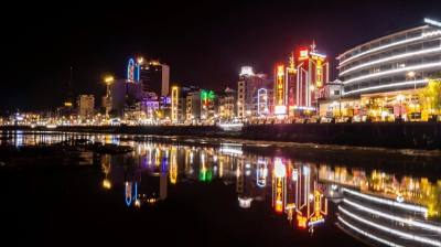 Một góc phố của phường Thục Phán, tỉnh Cao Bằng. Ảnh: TTXVN phát