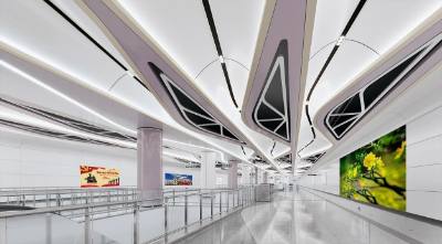 Phối cảnh nhà ga Tao Đàn của tuyến metro số 2 (Bến Thành - Tham Lương). Ảnh: TTXVN phát