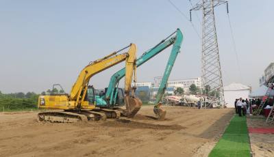 3 công trình y tế được khởi công nằm trong Cụm Y tế Tân Kiên - Cụm Y tế được định hướng phát triển hiện đại bậc nhất khu vực Đông Nam Á. Ảnh: Đinh Hằng - TTXVN