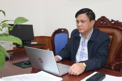 Ông Vũ Văn Phúc, Phó Bí thư Thường trực Đảng ủy phường Hồng Châu (Hưng Yên) bày tỏ tin tưởng, kỳ vọng vào những quyết sách của Đại hội đại biểu toàn quốc lần thứ XIV của Đảng. Ảnh: Mạnh Khánh-TTXVN