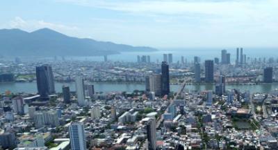 Khu vực trung tâm thành phố Đà Nẵng được quy hoạch hướng ra biển. Ảnh: Quốc Dũng - TTXVN