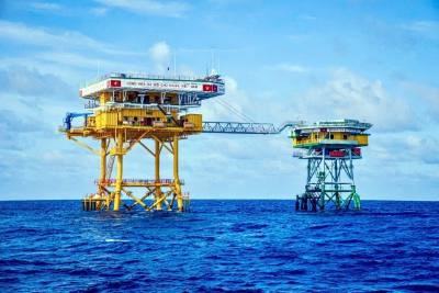 Nhà giàn DK1/19. Ảnh: TTXVN phát 