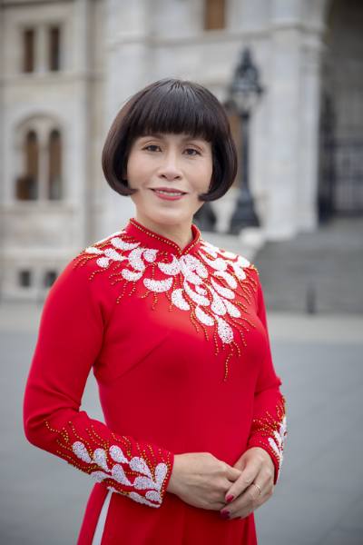 Tiến sĩ Phan Bích Thiện, Chủ tịch Diễn đàn phụ nữ Việt Nam tại châu Âu. Ảnh: TTXVN phát