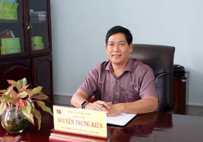 Ông Nguyễn Trung Kiên, Phó Trưởng Ban Tuyên giáo và Dân vận Tỉnh ủy Vĩnh Long gửi gắm niềm tin và kỳ vọng về một nhiệm kỳ mới đạt nhiều thành tựu. Ảnh: Phạm Minh Tuấn-TTXVN