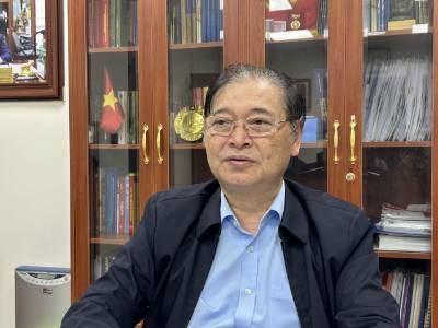 Tiến sĩ khoa học Phan Xuân Dũng, Chủ tịch Liên hiệp các Hội Khoa học và Kỹ thuật Việt Nam kỳ vọng về sứ mệnh của giới trí thức tại Đại hội XIV của Đảng. Ảnh: Diệu Thúy- TTXVN