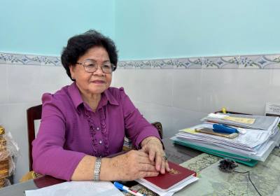 Bà Trần Liên Kiều, nguyên Ủy viên Ban Thường vụ Tỉnh ủy, nguyên Trưởng Ban Tổ chức Tỉnh ủy Cần Thơ tin tưởng Đảng sẽ tiếp tục hiện thực hóa những kỳ vọng của nhân dân, đưa đất nước tiến lên những nấc thang phát triển mới. Ảnh: Thanh Liêm - TTXVN